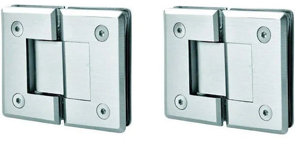 arris w & g Glass to Glass Shower Door Hinge 90 Degree