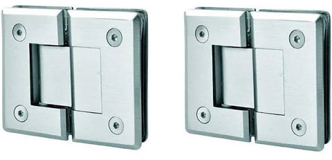 arris G & G Glass to Glass Shower Door Hinge 180 Degree