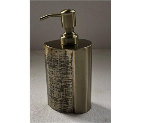 Priscilla Textured Gold And Black Lotion Bottle