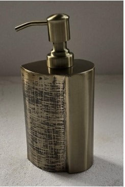 Priscilla Textured Gold And Black Lotion Bottle