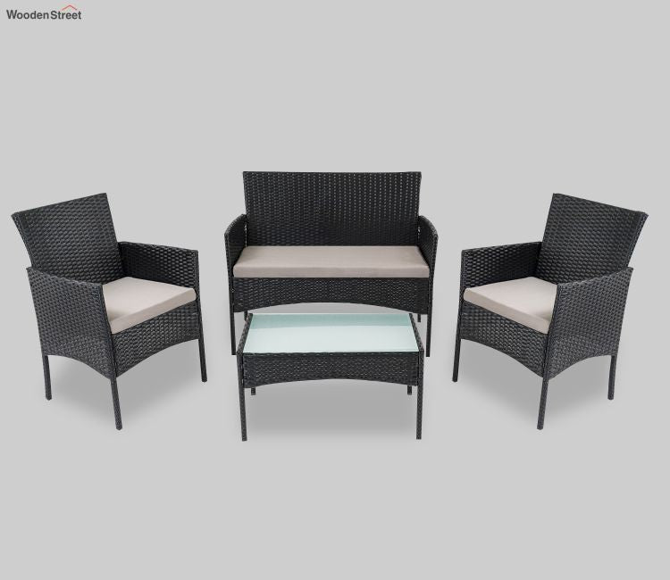 Black Set of 5 Peice Sofa Chair