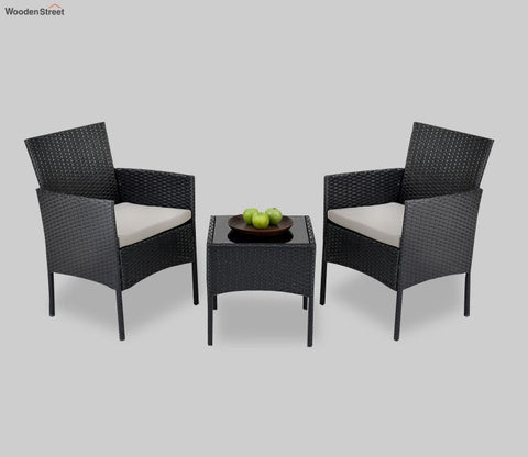 Black Set of 3 Peice Sofa Chair