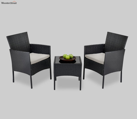 Black Set of 3 Peice Sofa Chair