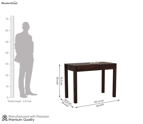 Frodo Study Table Cum Shelf (Walnut Finish)