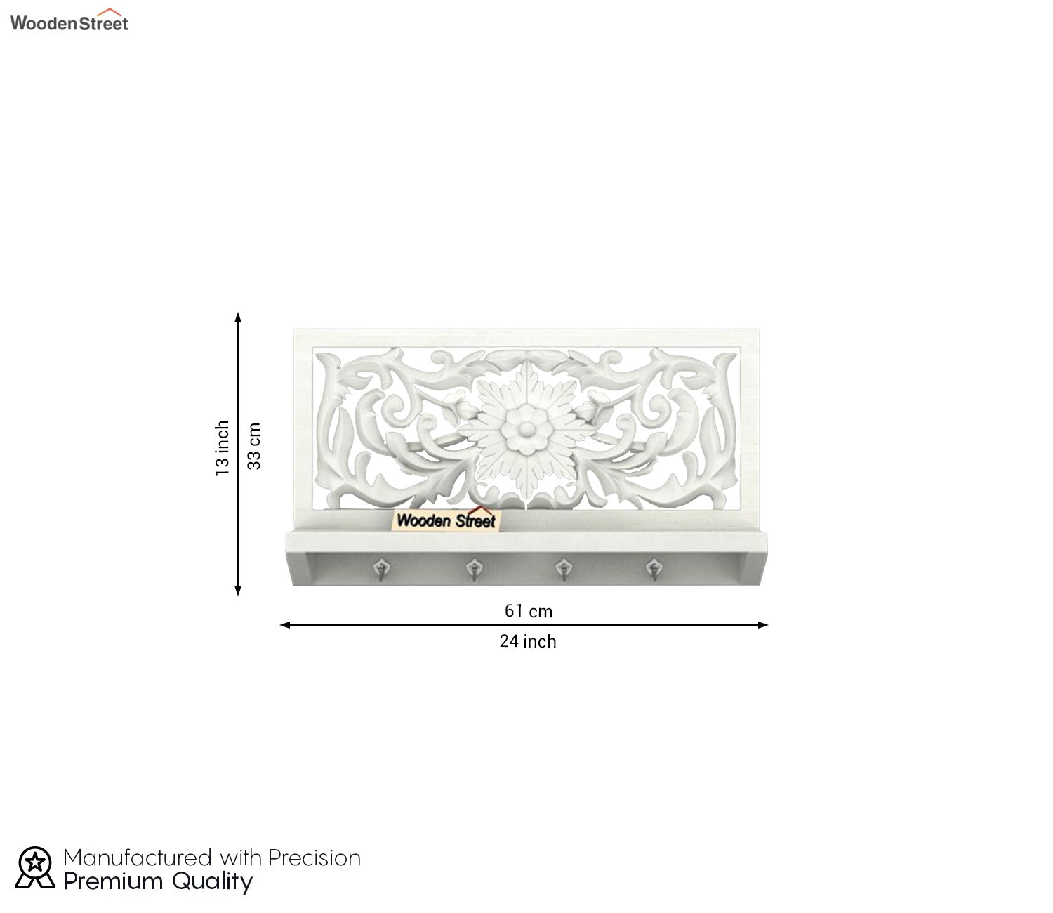 Dally Key Holder with Wall Shelf
